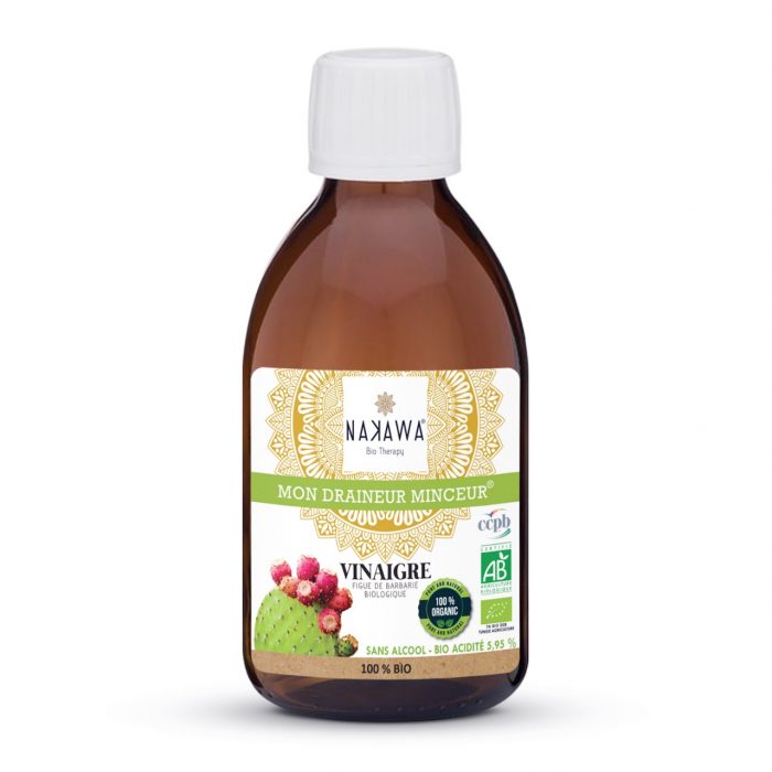 Organic Prickly Pear Vinegar 250 ml - Nakawa Bio - Tunisian Product